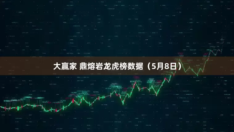 大赢家 鼎熔岩龙虎榜数据（5月8日）